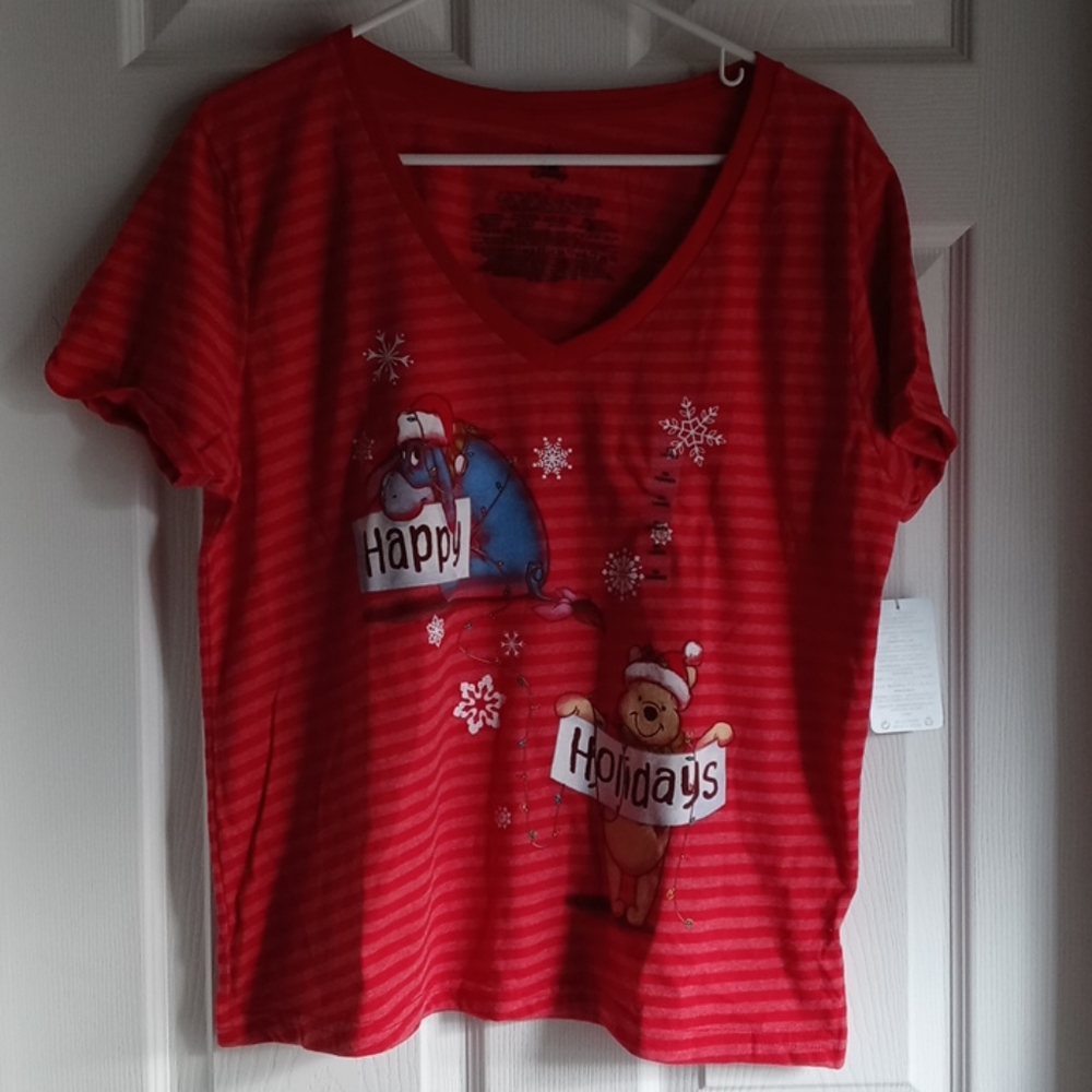 Winnie the Pooh Christmas tshirt